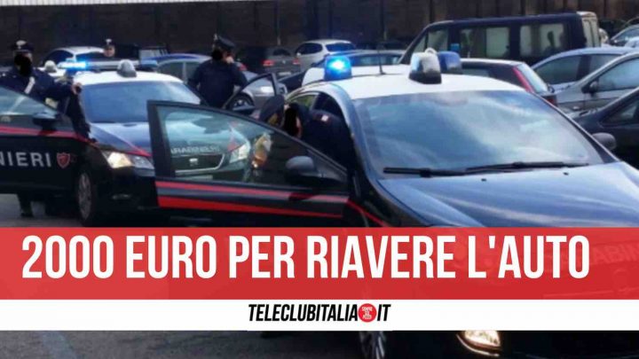 pozzuoli cavallo di ritorno carabinieri