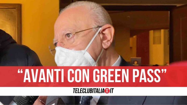 de luca green pass