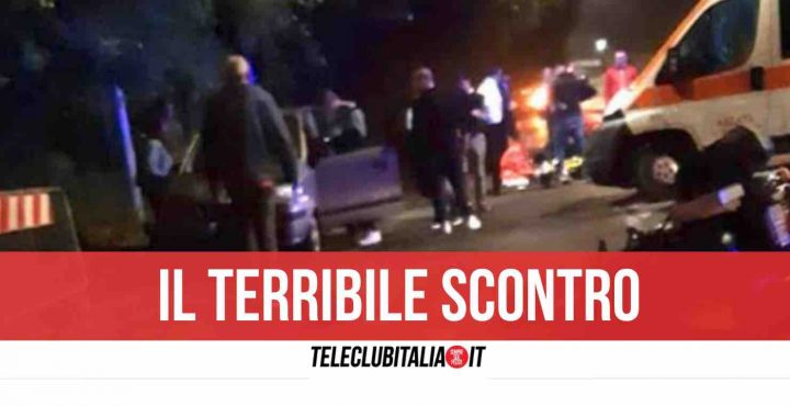 incidente ercolano auto scooter