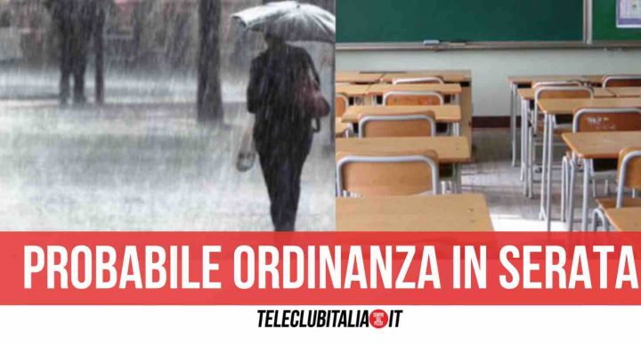 campania allerta meteo scuole chiuse