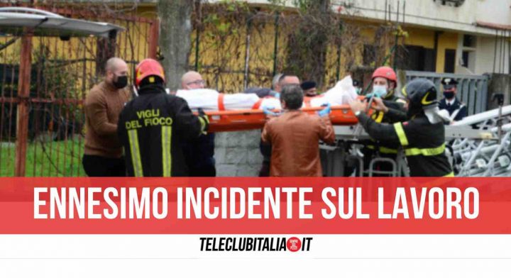 operaio morto ischia vittorio tommasone