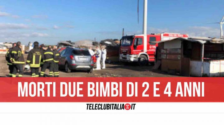 incendio foggia campo rom morti 2 bimbi