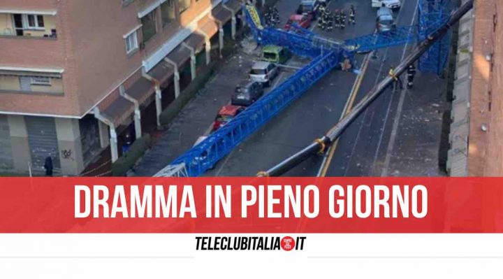 torino crolla gru morti 3 operai