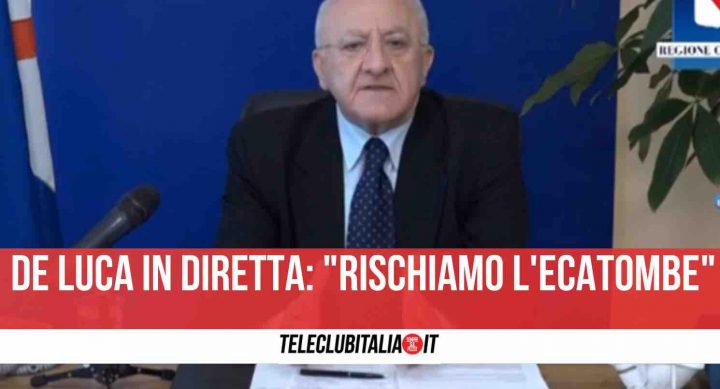 de luca diretta 24 dicembre