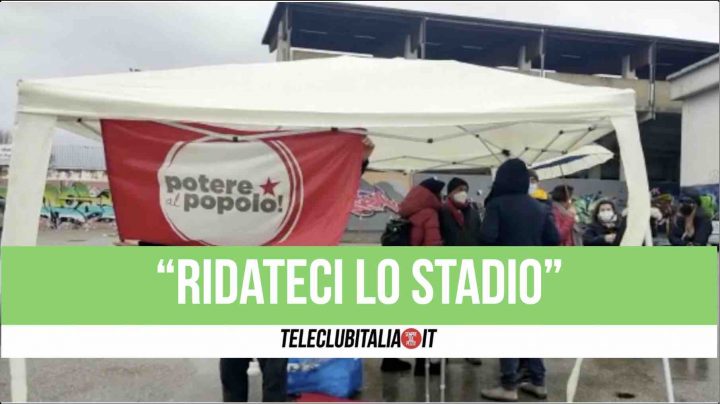 stadio marano potere al popolo flash mob