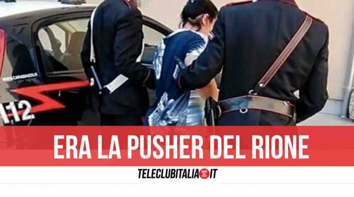 arrestata donna pusher pozzuoli