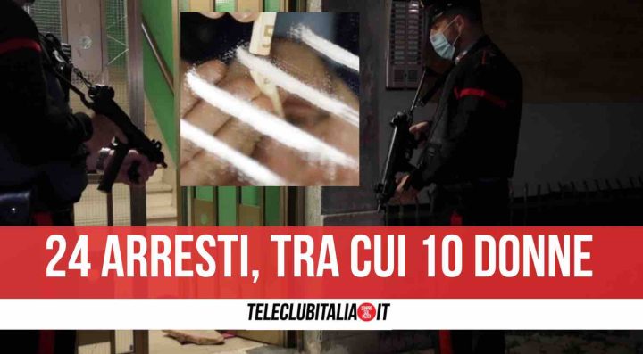 blitz anti droga salerno 24 arresti