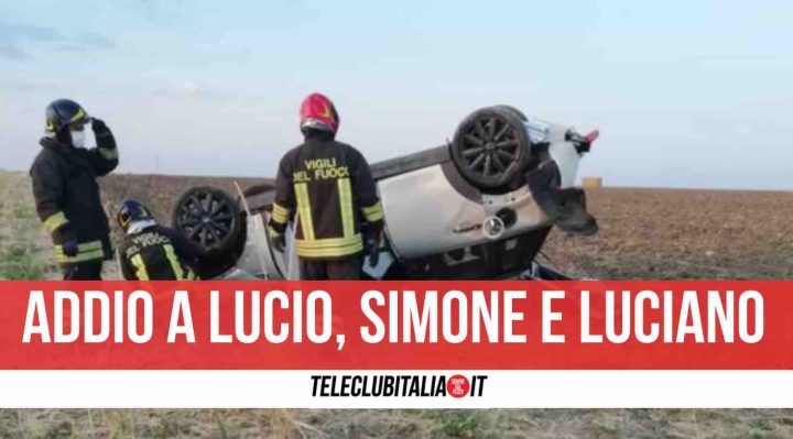 matera incidente morti tre 20enni