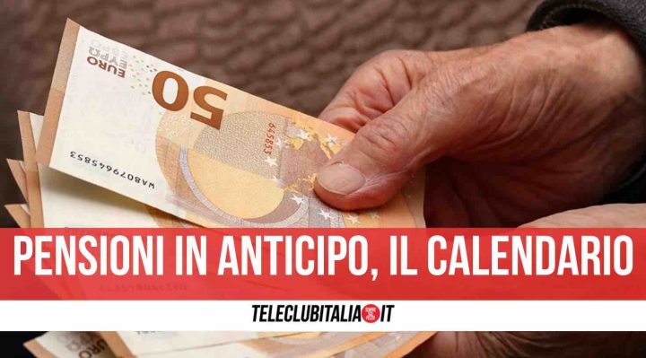 pensioni anticipate napoli calendario