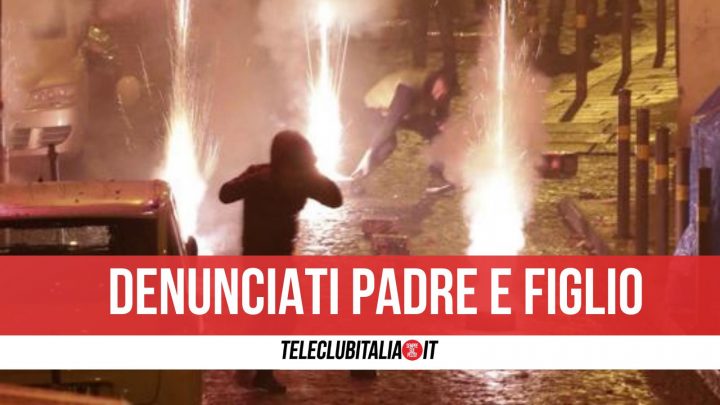 fuochi artificio denunciati padre figlio napoli