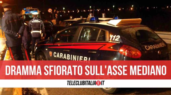 giugliano asse mediano carabinieri incidente