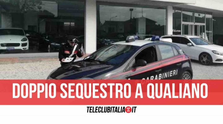 qualiano sequestro concessionaria autolavaggio