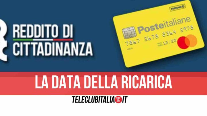 reddito cittadinanza febbraio 2022 ricarica anticipata