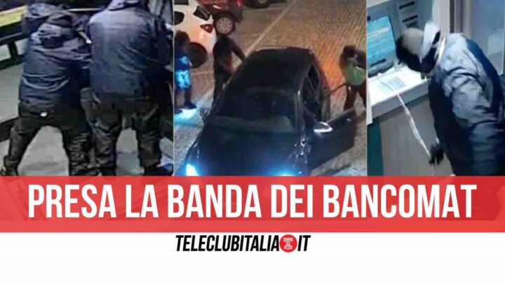 banda bancomat arresti giugliano