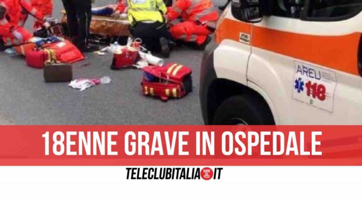 giugliano incidente corso campano coppia investita