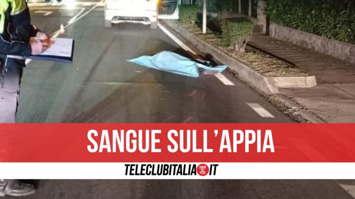 carinola investita uccisa appia incidente