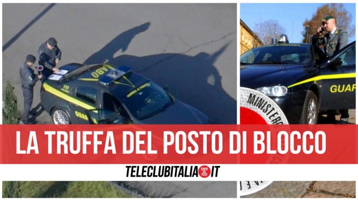 finto posto di blocco domiziana napoli finanza