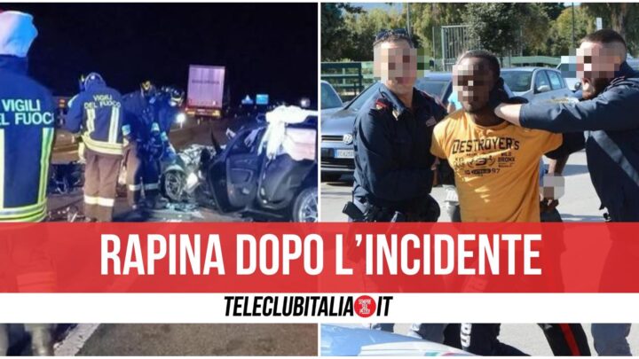 incidente contromano domiziana fermato