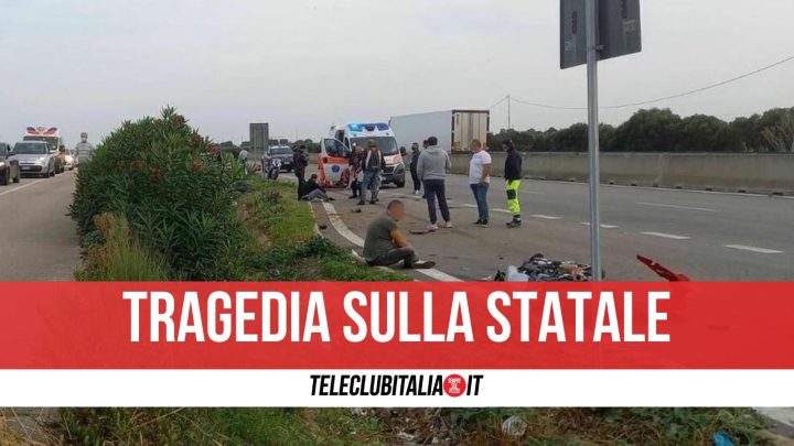 incidente statale bari brindisi morto