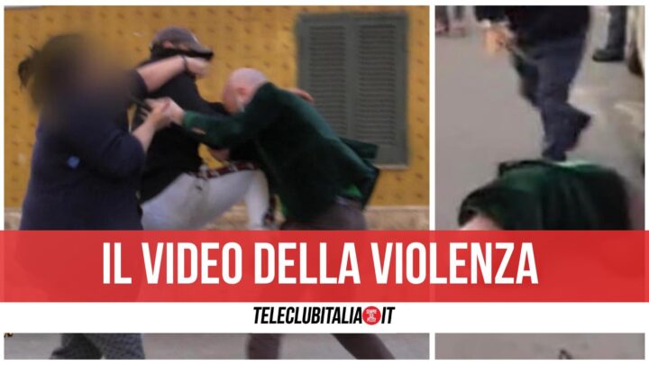 luca abete aggredito caivano video