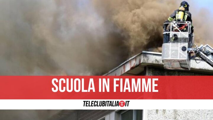 scuola garofano incendio capua