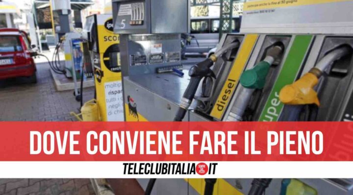 prezzi benzina dove conviene fare il pieno