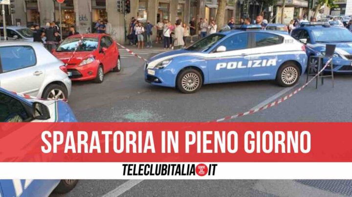 acerra spari in strada ferito 40enne