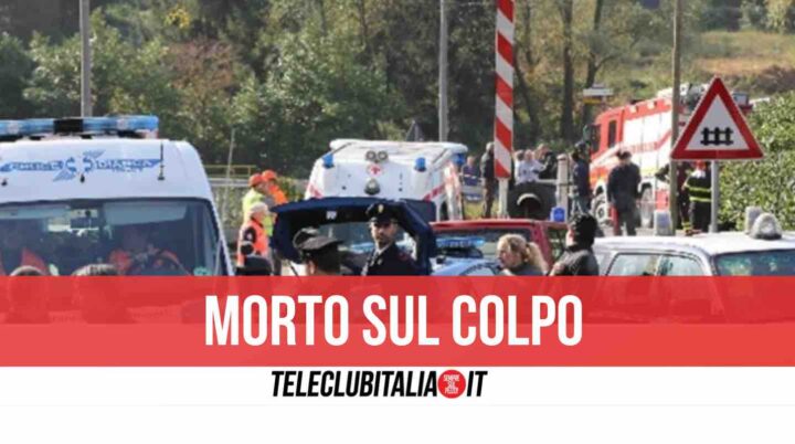 santa maria capua vetere investito treno morto