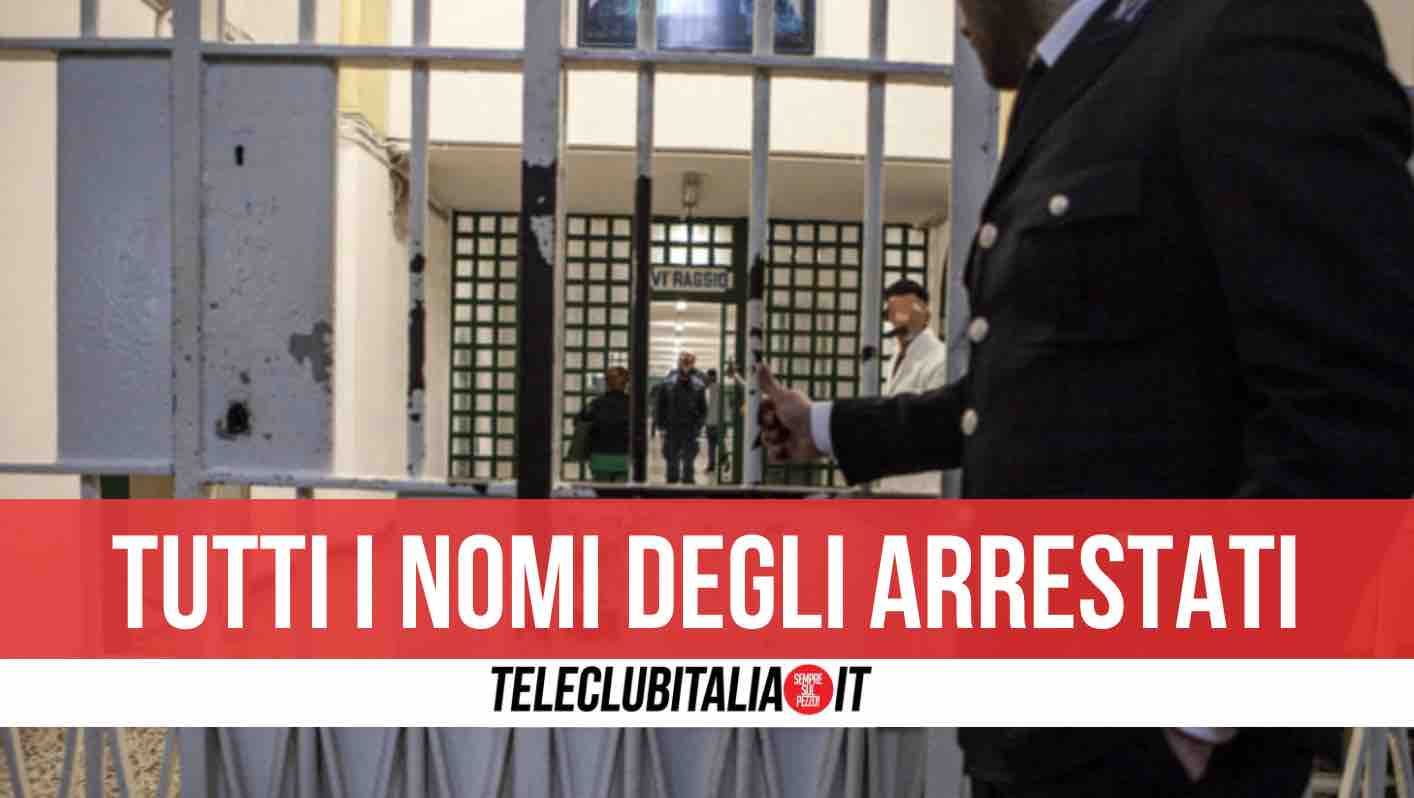 arresti carcere secondigliano spaccio droga