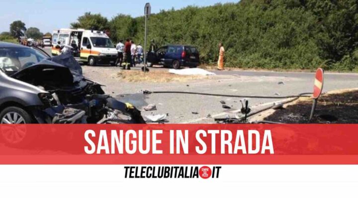 incidente casilina auto moto morto un uomo