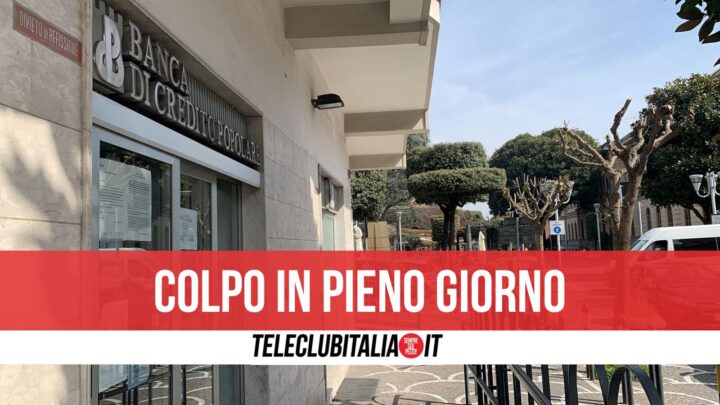 banco di credito popolare rapina giugliano