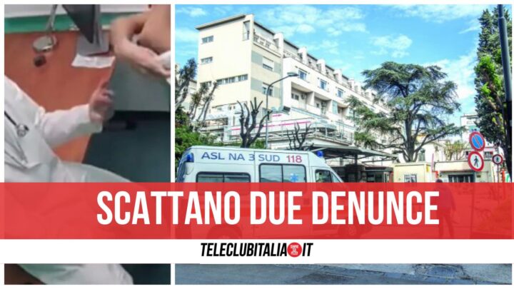 castellammare video pronto soccorso medico infermiera denunce