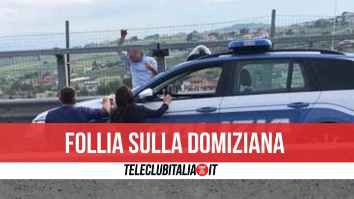 contromano domiziana lancia nel vuoto castel volturno