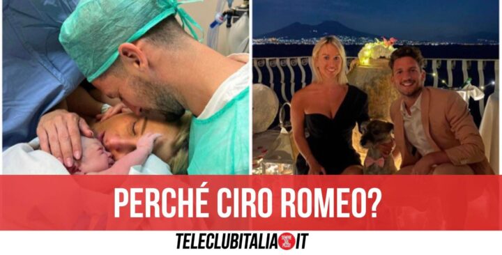 figlio dries mertens ciro romeo motivo nome