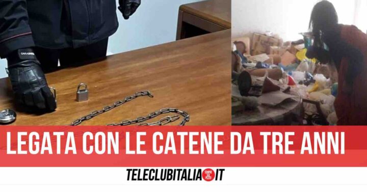 avellino ragazza 21 anni legata in casa