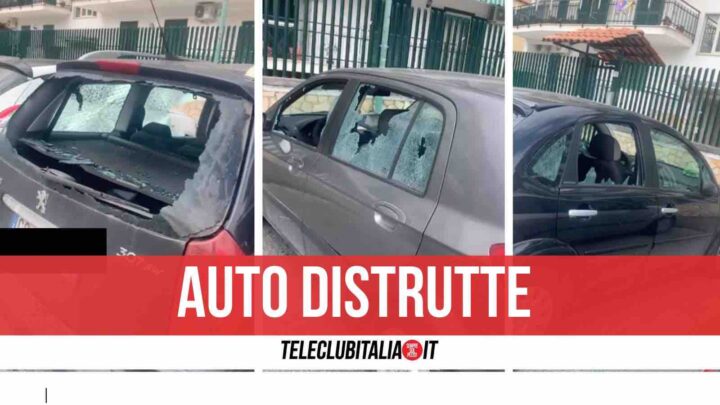 giugliano auto distrutte