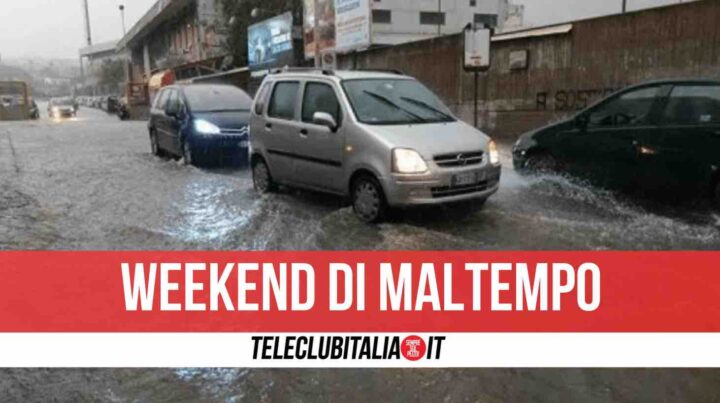 campania pioggia temporali napoli