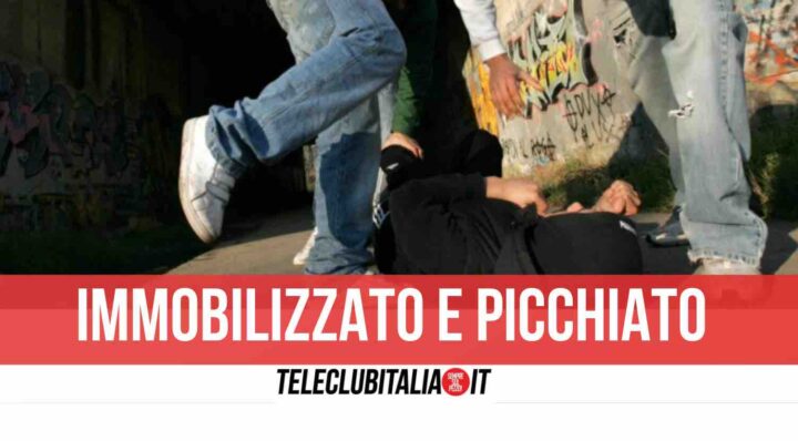 vitulazio aggresione 11enne picchiato da baby gang