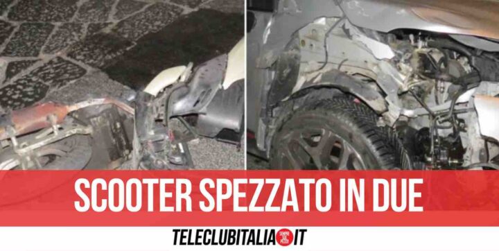 incidente napoli scooter contro auto