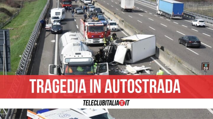 incidente a30 camionista morto malore