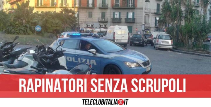 tre rapine napoli arrestati polizia