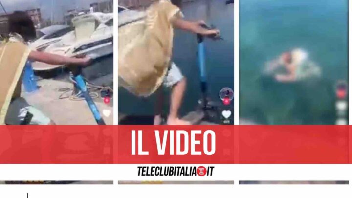 video mare monopattino