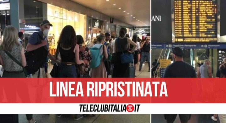 ripristinata linea roma napoli tav