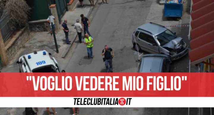 napoli incidente morto bimbo 3 anni la mamma lascia ospedale