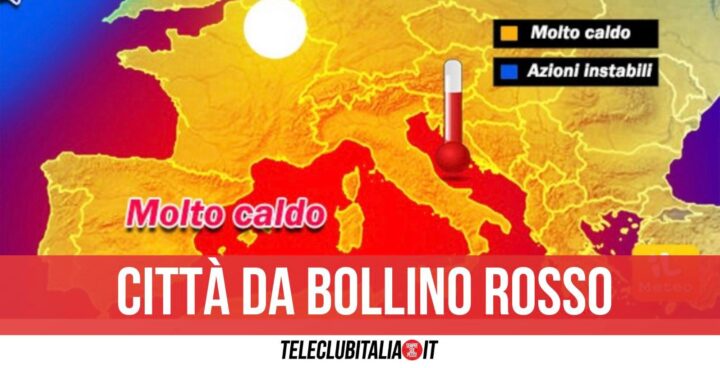 previsioni meteo campania fine giugno 2022 caronte