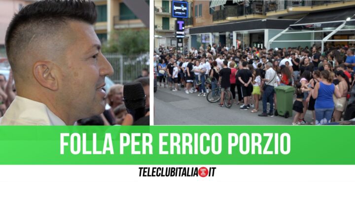 Giugliano, bagno di folla per Errico Porzio per l'opening di "Porzio...ni di pizza" e "Peterland"