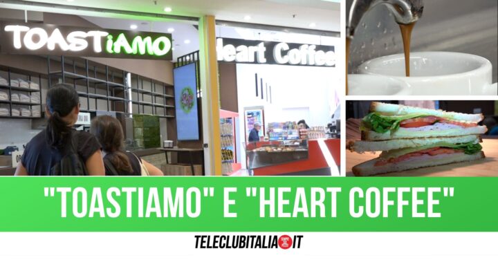 Al Parco Commerciale "Grande Sud" aprono "Toastiamo" e "Heart Coffee"