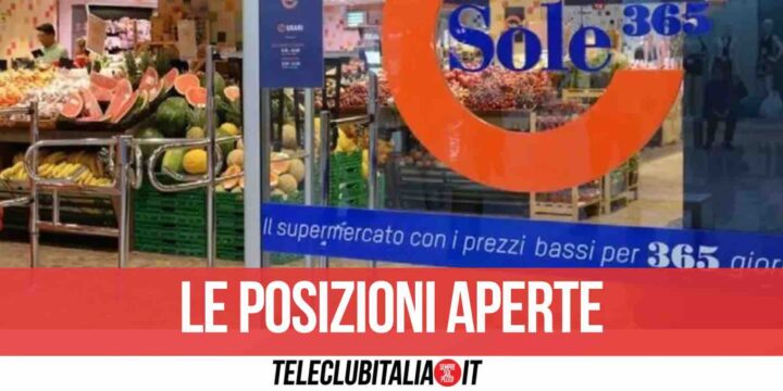 supermercati sole365 assume posizioni aperte