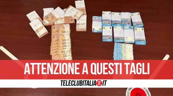 afragola sequestro soldi falsi