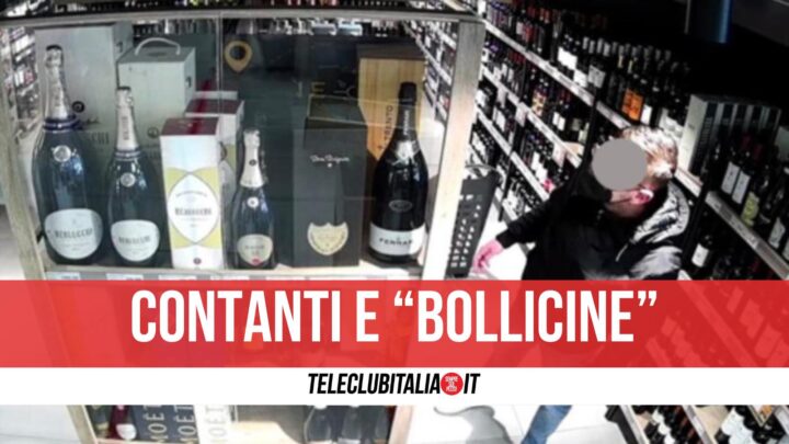 champagne ladri capodrise portico arresti